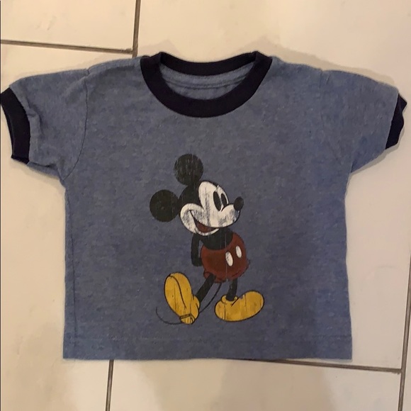 Disney Other - Mickey Mouse retro t-shirt ringer Disney